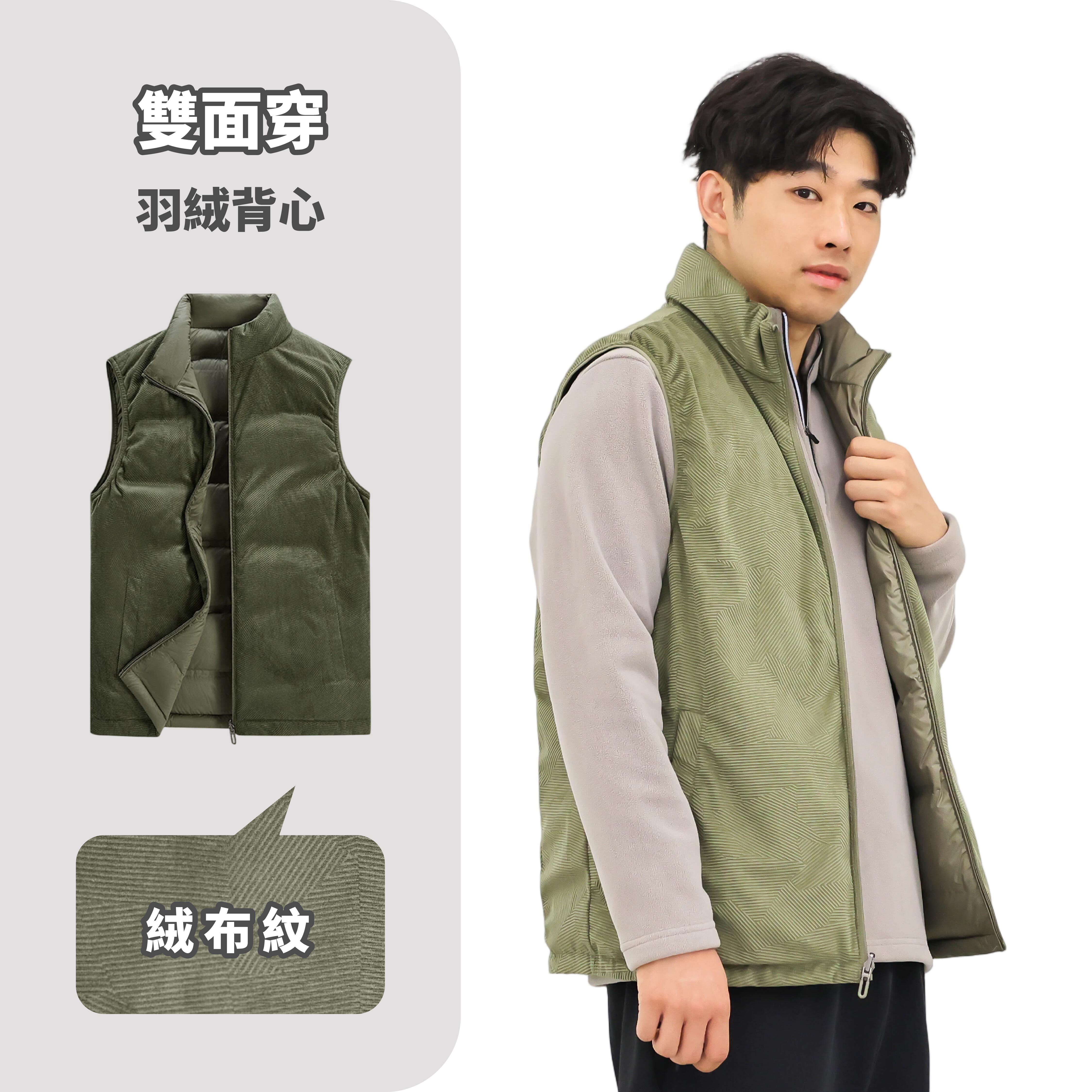 ALLER 雙面穿羽絨背心 男款 (3色) 00AL7555