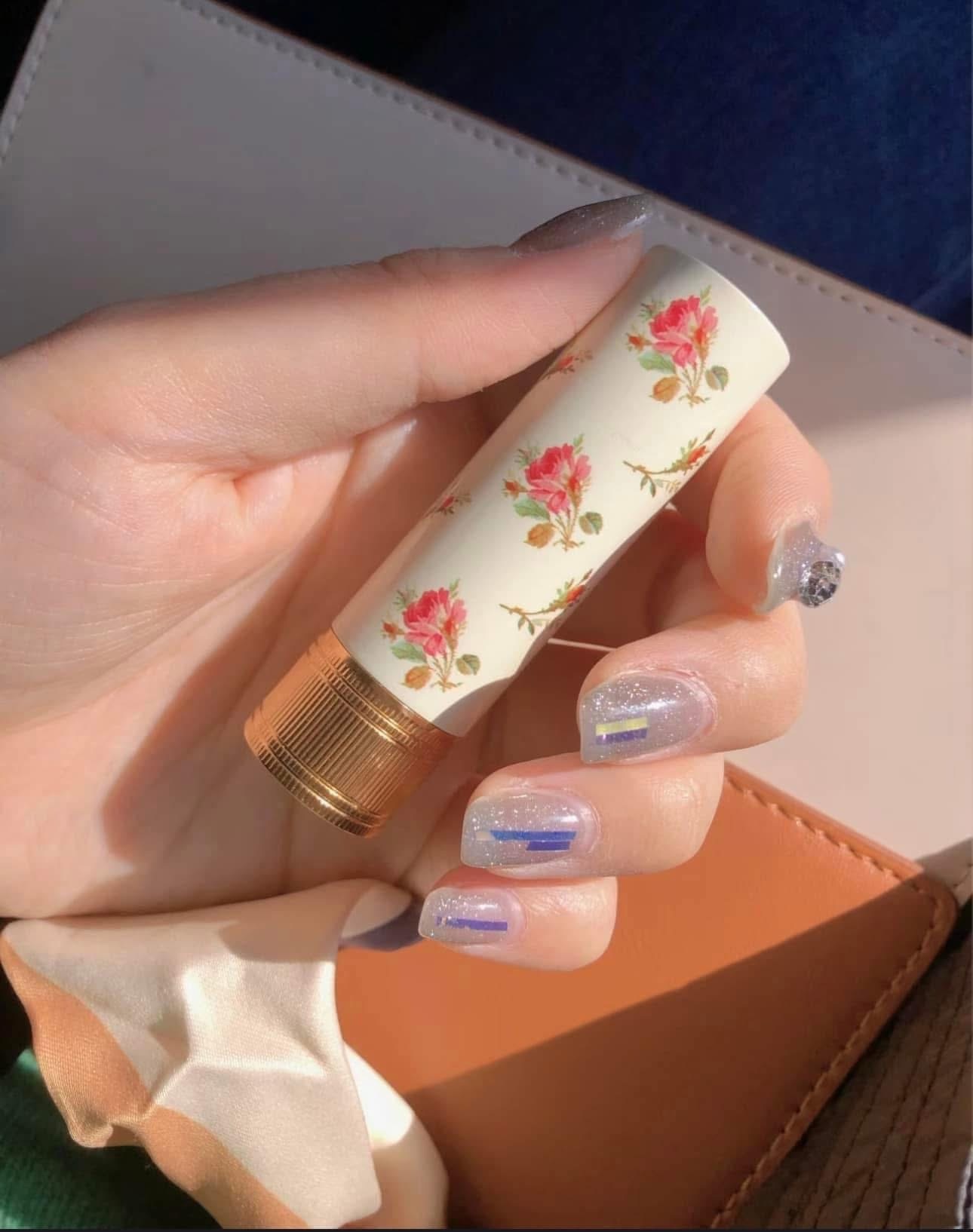 (預購商品)GUCCI 奶油管紅碎花3.5g #208奶茶蜜桃色