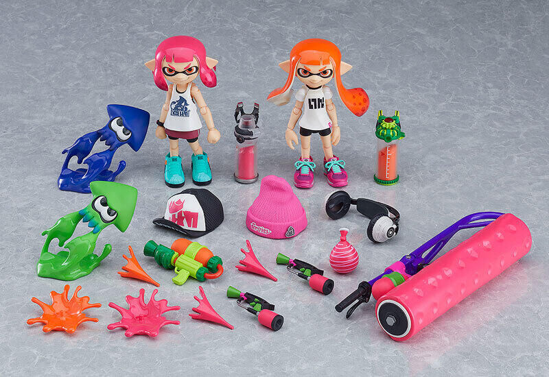 GSC 代理版 figma 400-DX 斯普拉遁 Splatoon 女孩 DX版