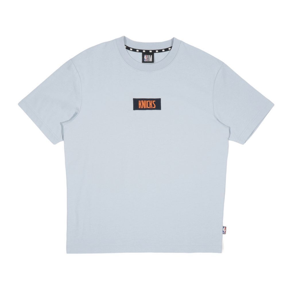 NBA 短T BOX刺繡 水藍 短袖上衣 尼克隊 3525104281