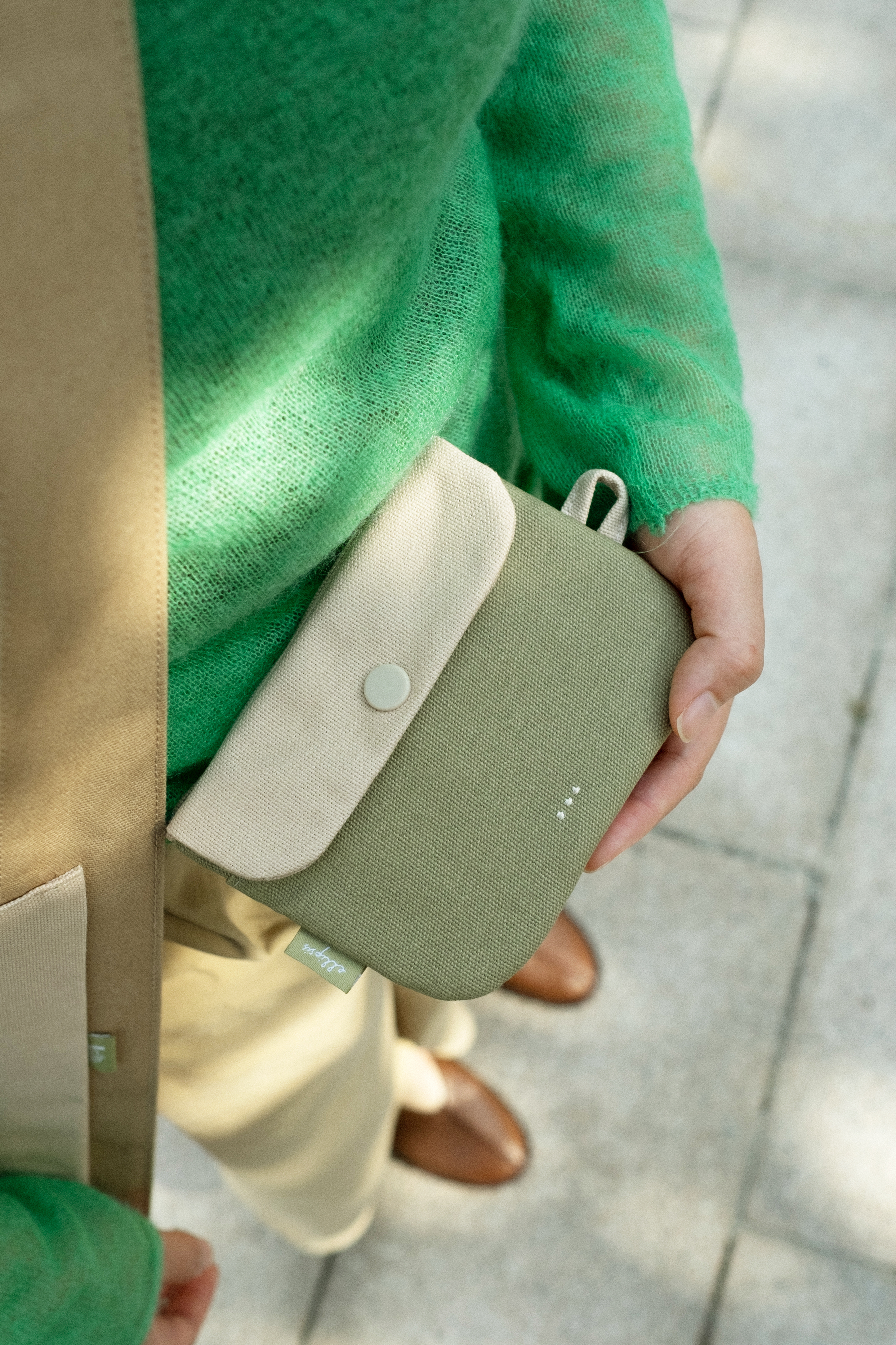 雙層零錢包 | 抹茶