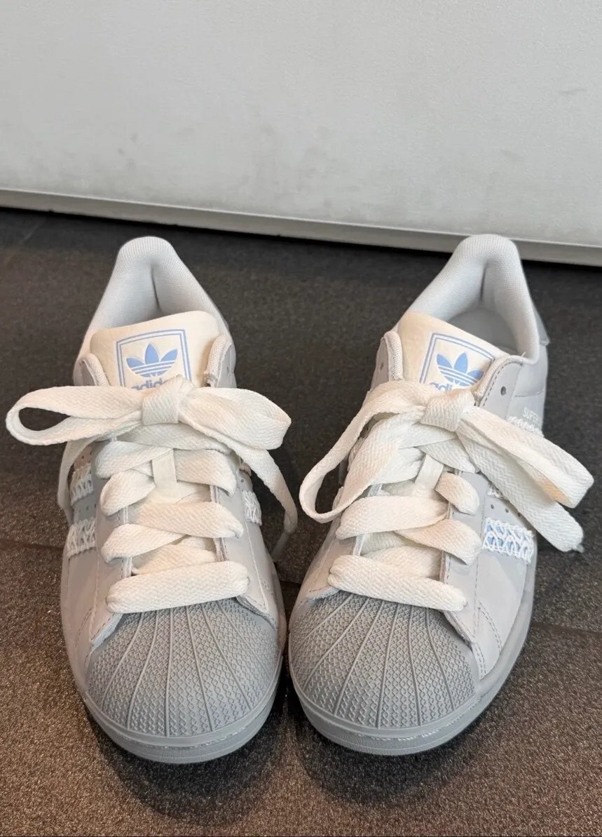 <你們在找的!💦>  Adidas SUPERSTAR 2.0 灰藍音調 貝殼鞋💙