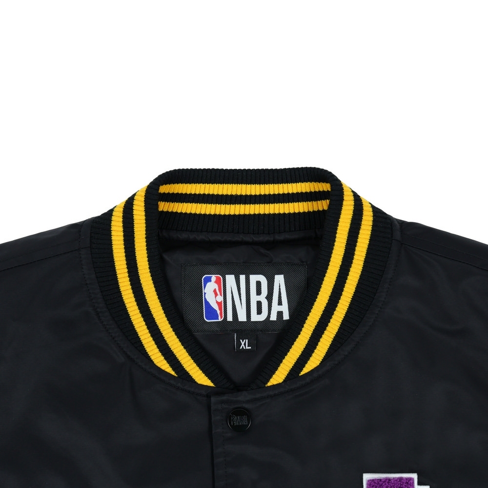 NBA 外套 緞面 棒球外套 湖人隊 3555144220