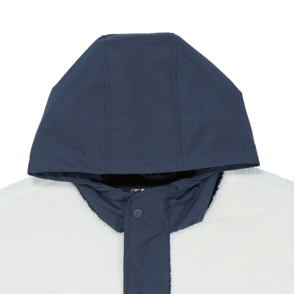 NBA 外套 拼接 藍 羊羔絨外套 3555144401