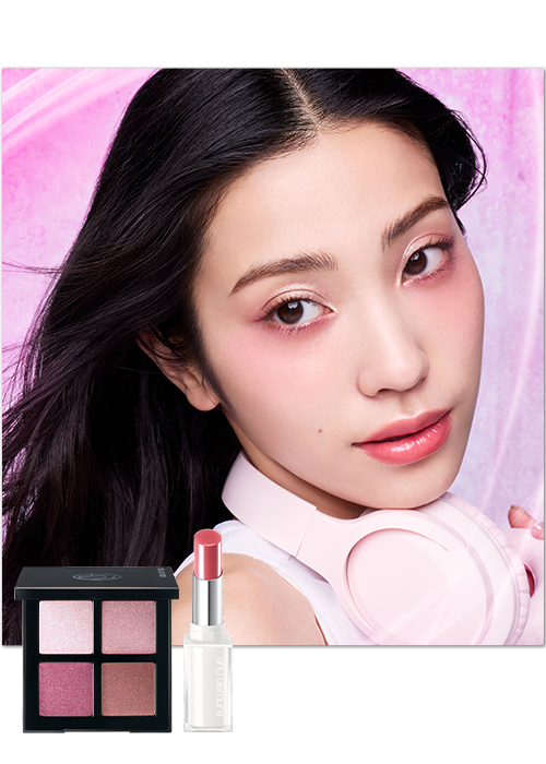 慵懶杏粉 鬆弛自然：KN PK 375 + 流光粉棕