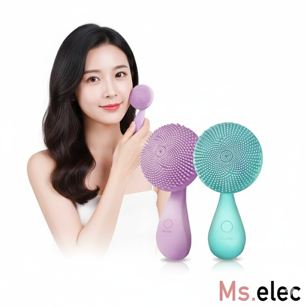 音波按摩洗臉機 (IPX7防水/磁吸充電/矽膠刷毛)