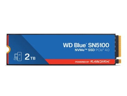 WD 威騰藍標 SN5100 M.2 PCIe 4.0 NVMe SSD