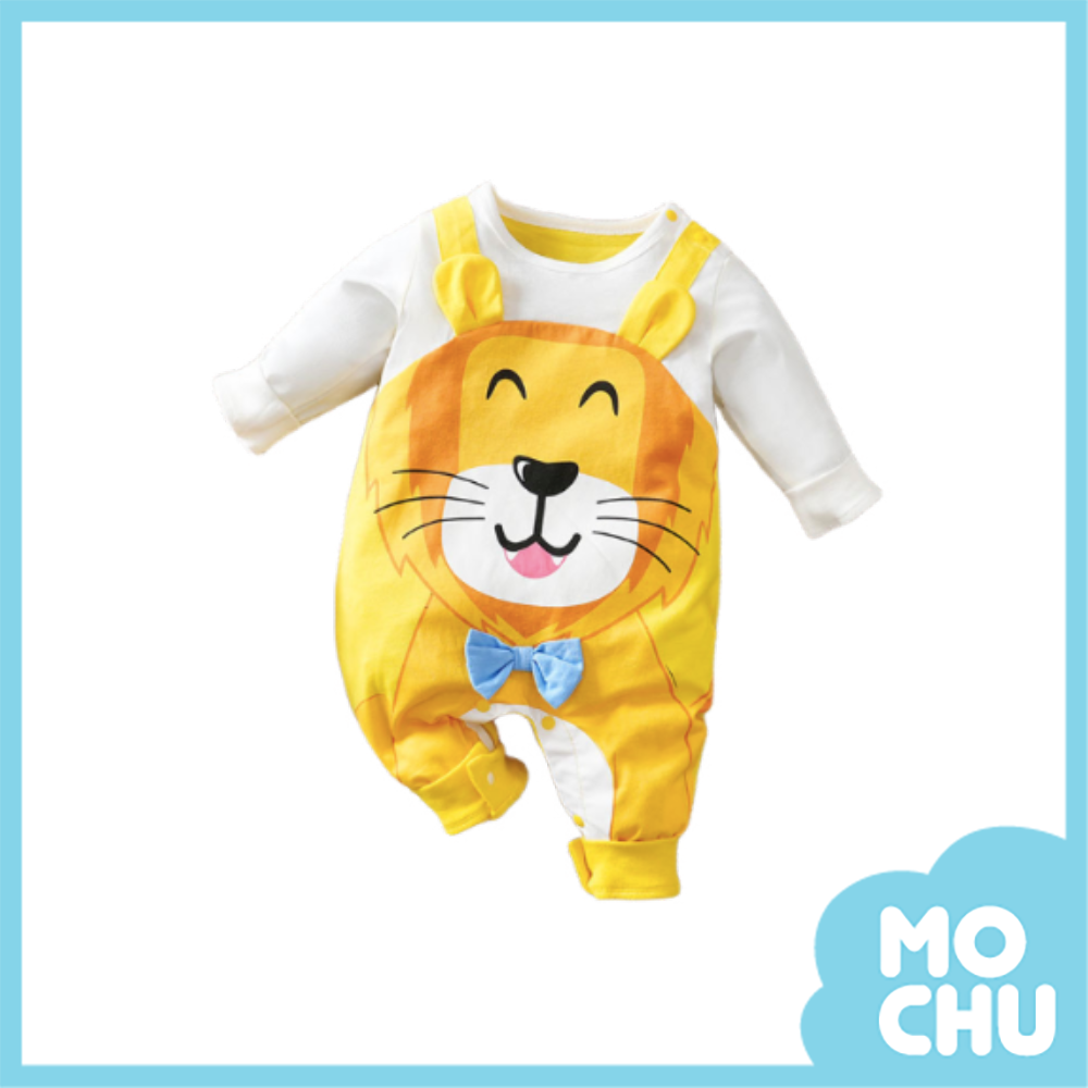 微笑獅子長袖連身衣