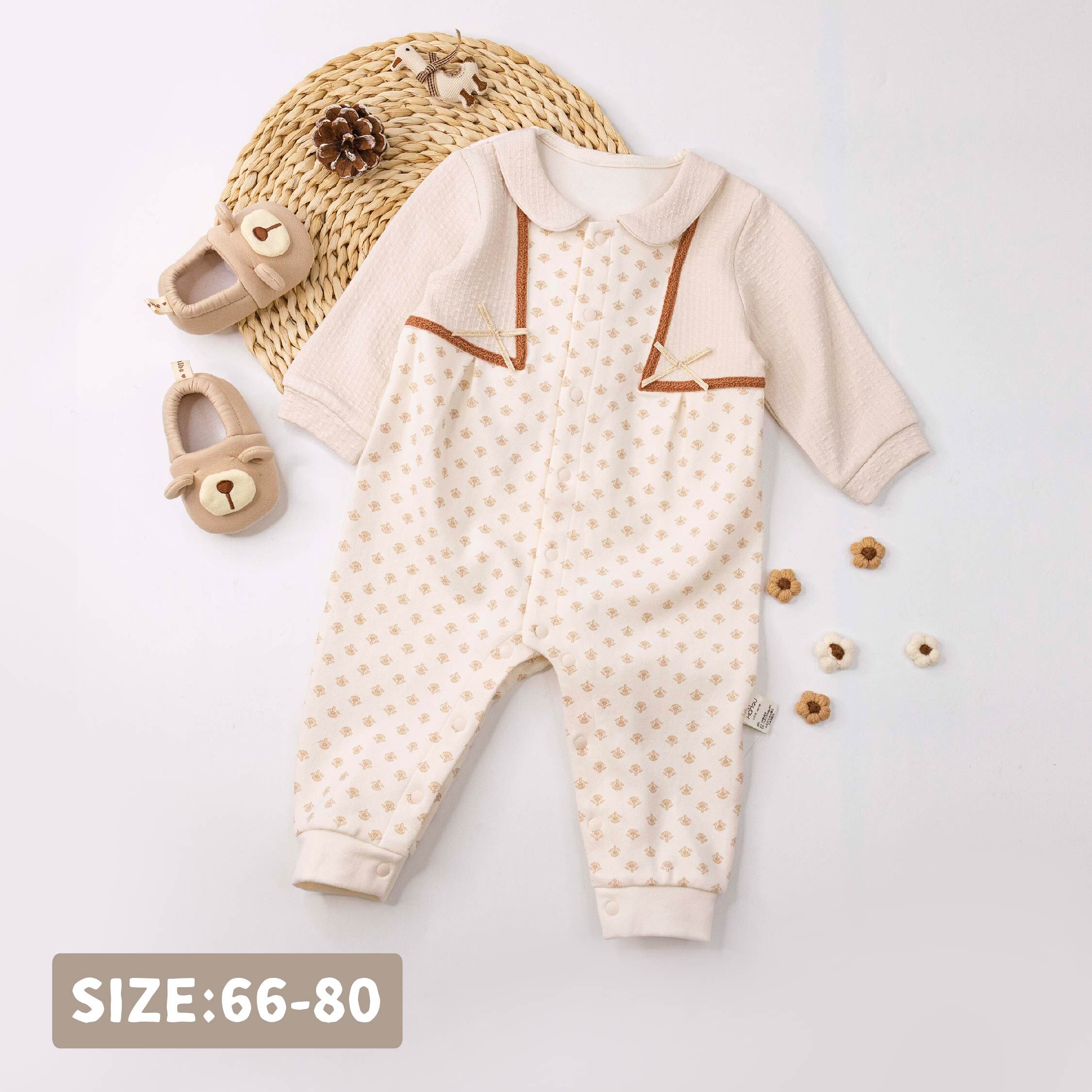 純淨系列【T3082】氣質花朵假兩件連身衣