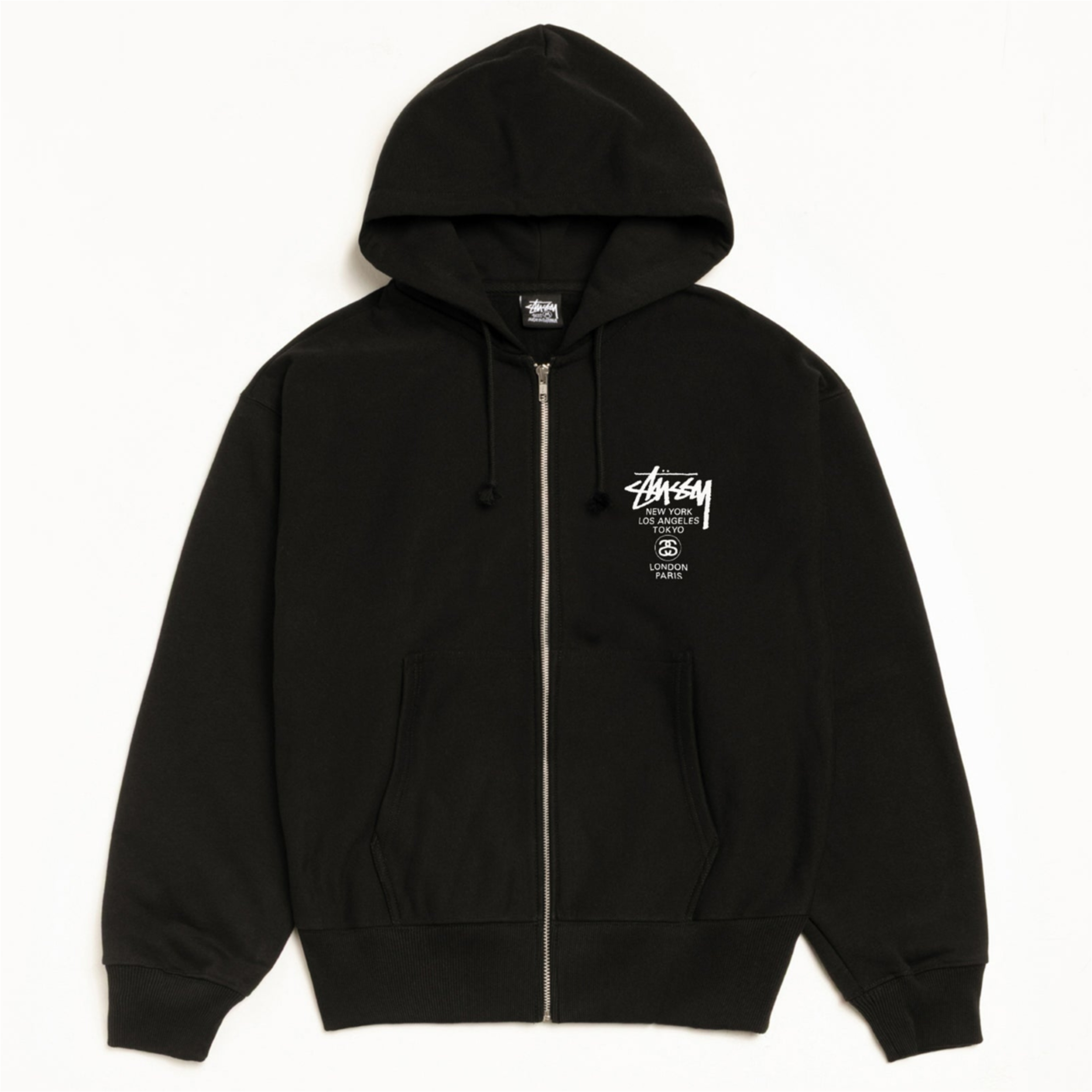 2025AW STUSSY WORLD TOUR ZIP HOODIE 世界 巡迴 連帽 外套 夾克 現貨 3973962
