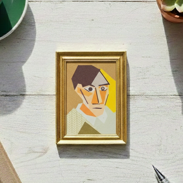 永恆畢卡索藝術畫框磁鐵｜《自畫像》