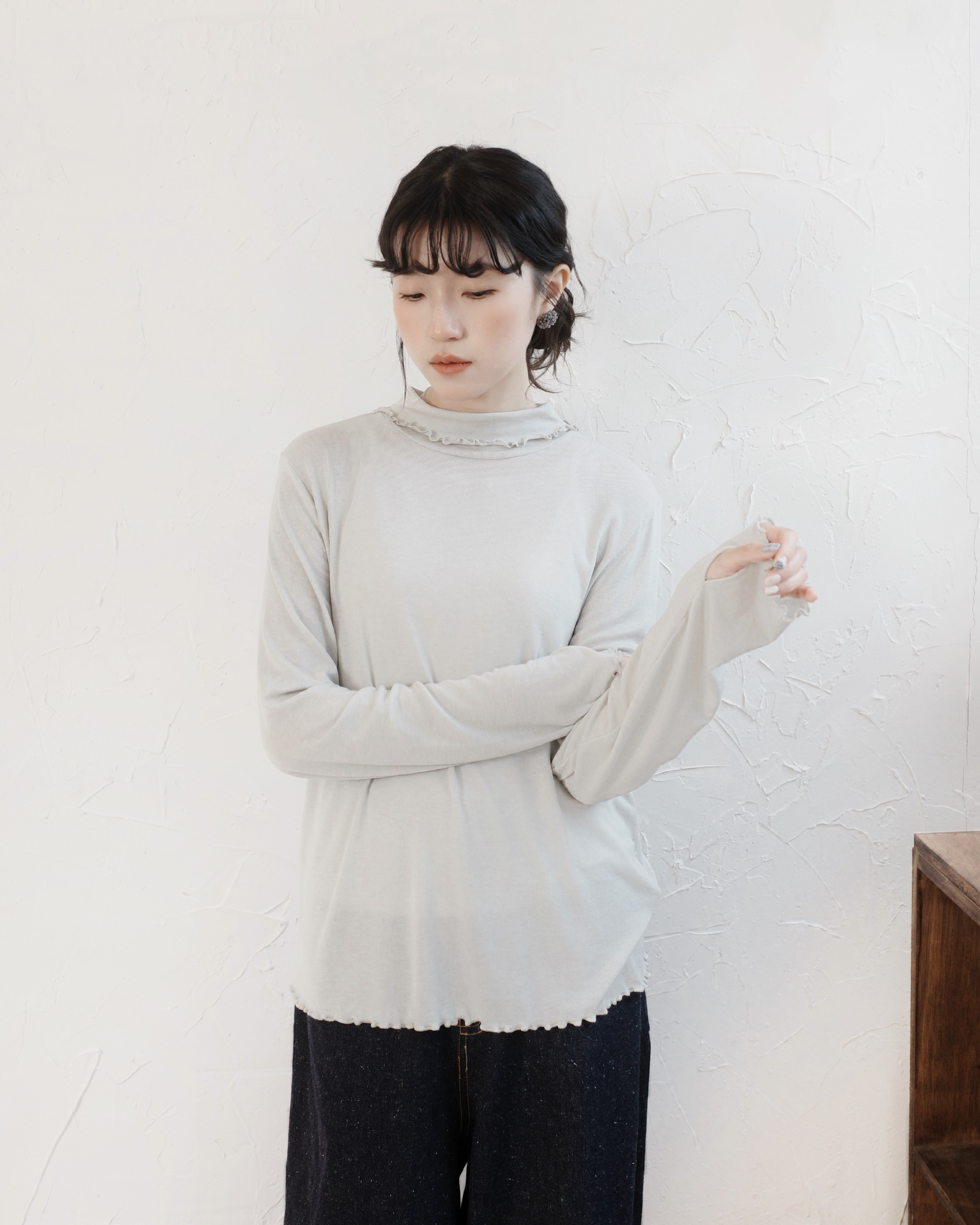 【 Kiki.co Made 】Cloud Touch Wool Inner - Grey