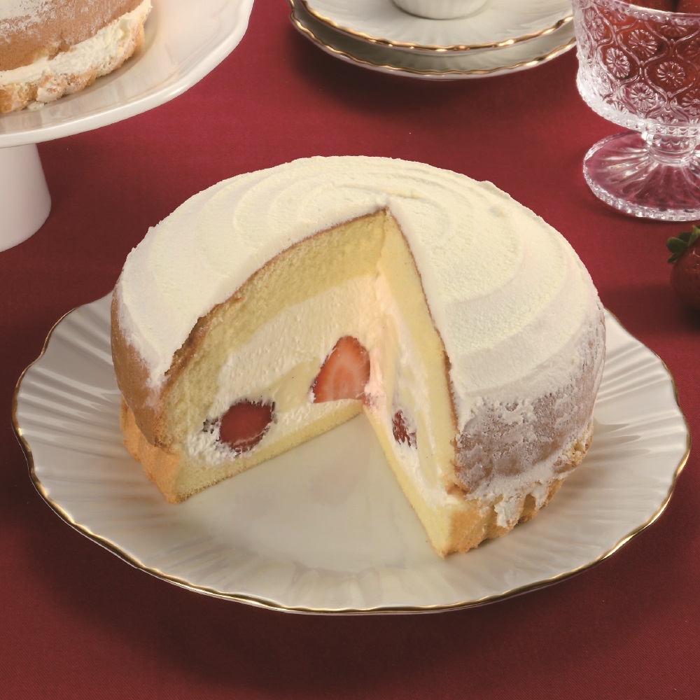 生乳奶蓋波士頓-新鮮草莓