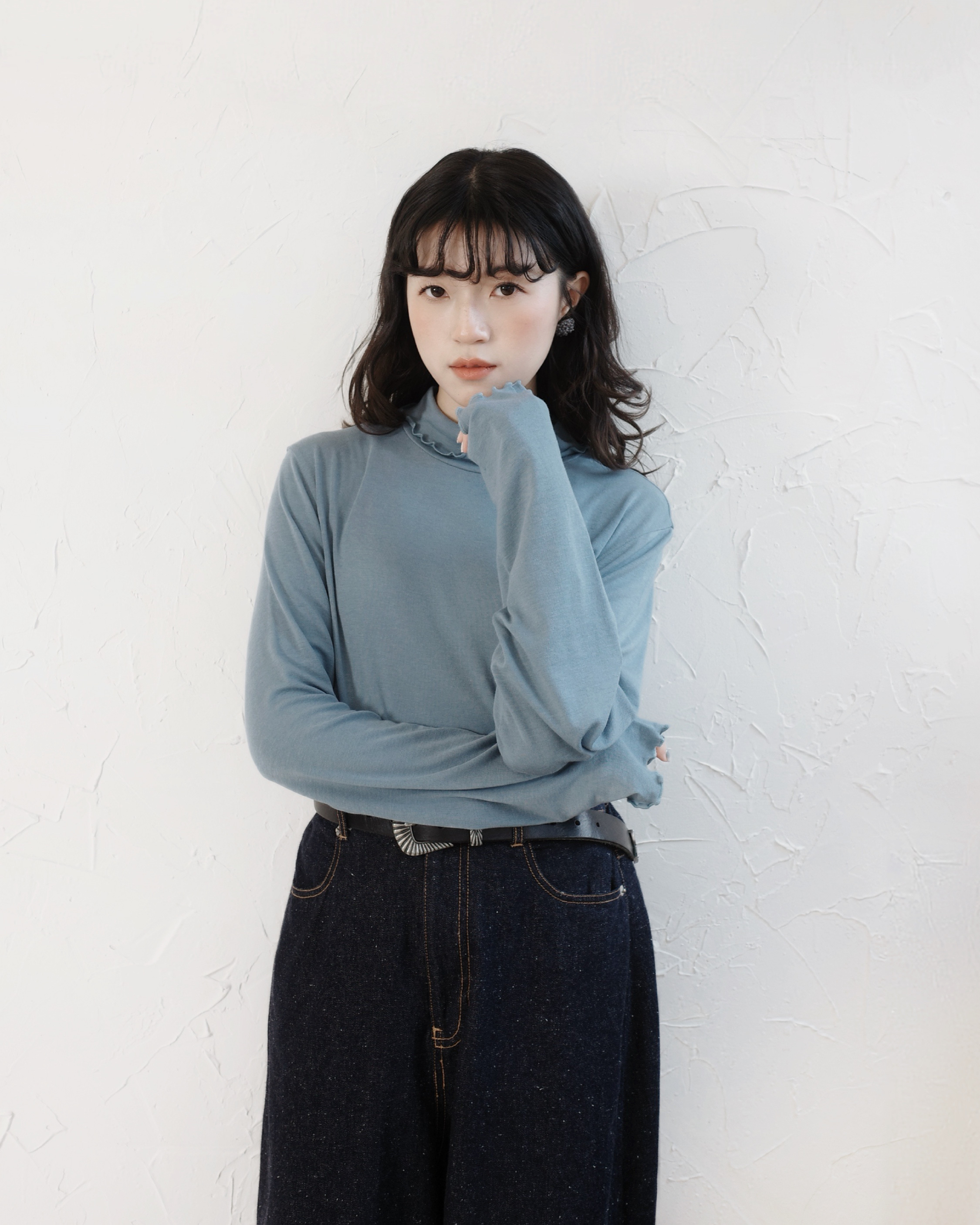 【 Kiki.co Made 】Cloud Touch Wool Inner - Blue