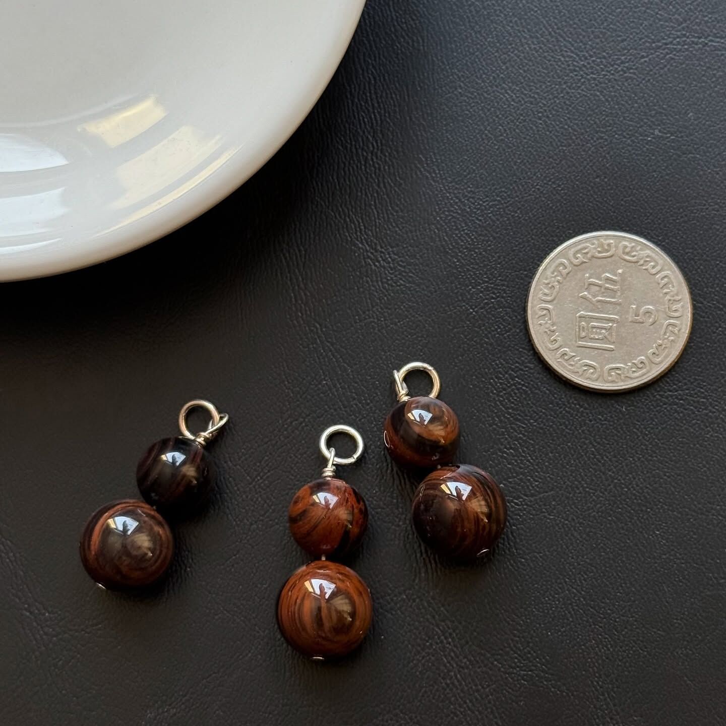 [原石] 天眼紅曜石 925銀項鍊吊墜 葫蘆