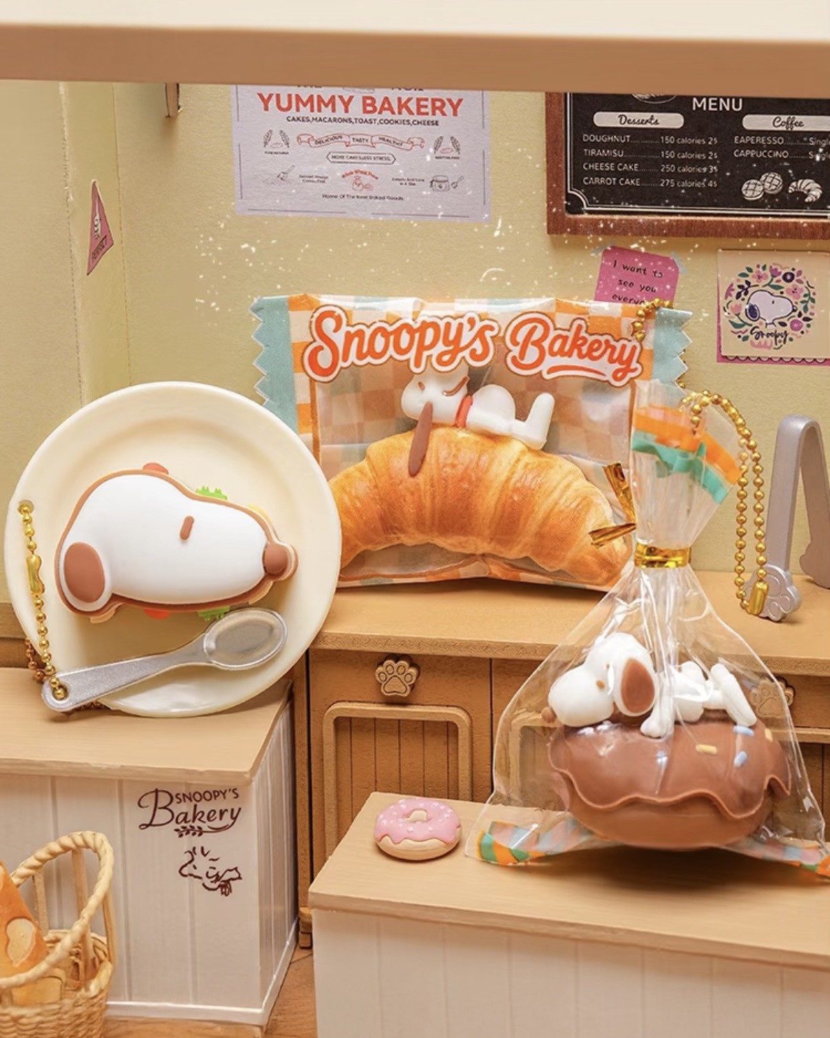 SNOOPY 史努比 烘焙工坊 驚喜扭蛋 歐拉夫 OLAF 糊塗史塔克 吊飾 鑰匙圈 / 預購