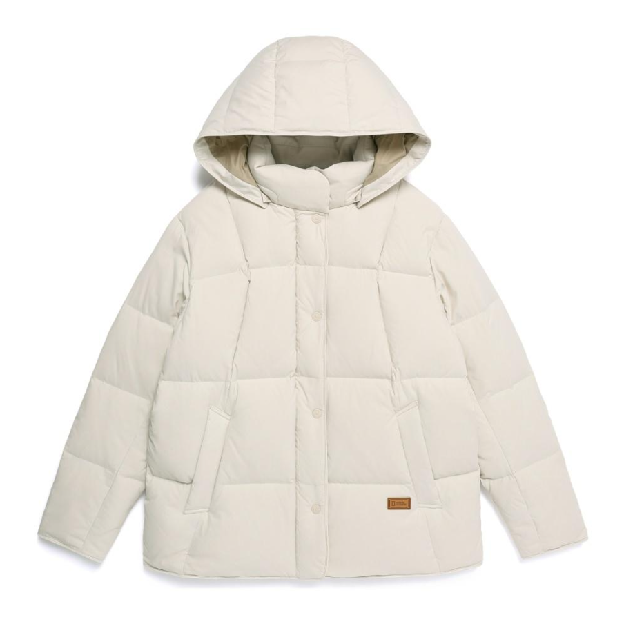 【預購】AKR121809 National Geographic 女裝鴨絨連帽格紋羽絨服 (N254WDW050)