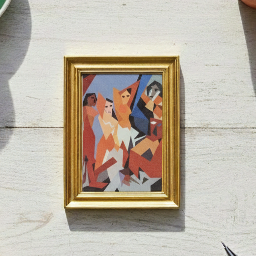 永恆畢卡索藝術畫框磁鐵｜《亞維儂的少女》