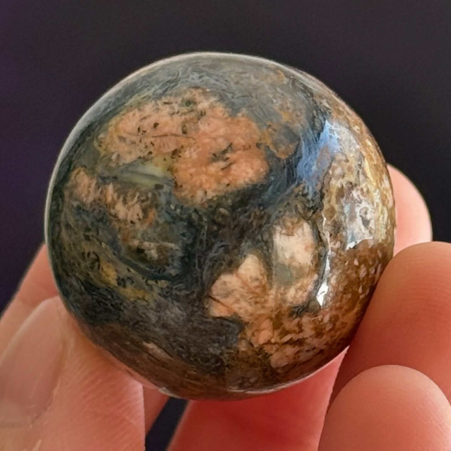 [原石] 彼得石 水晶球 約 25mm