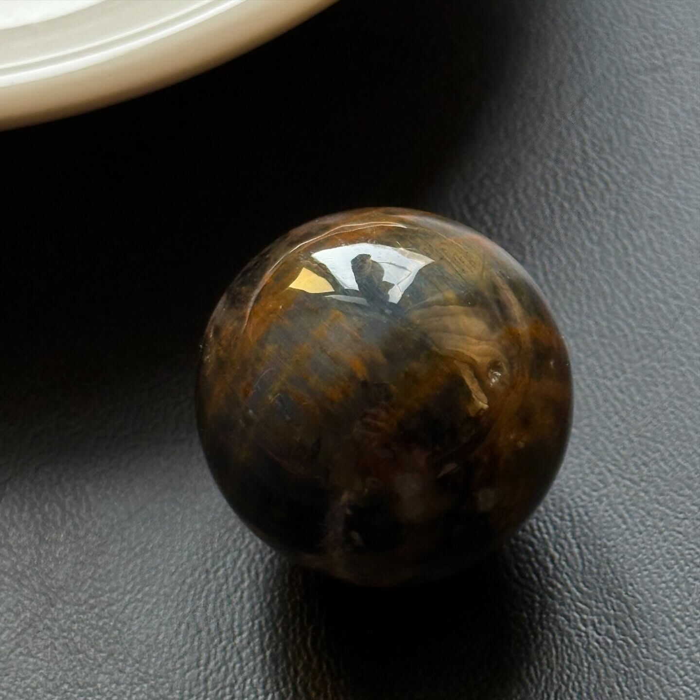 [原石] 玉化彼得石 水晶球 約 25mm