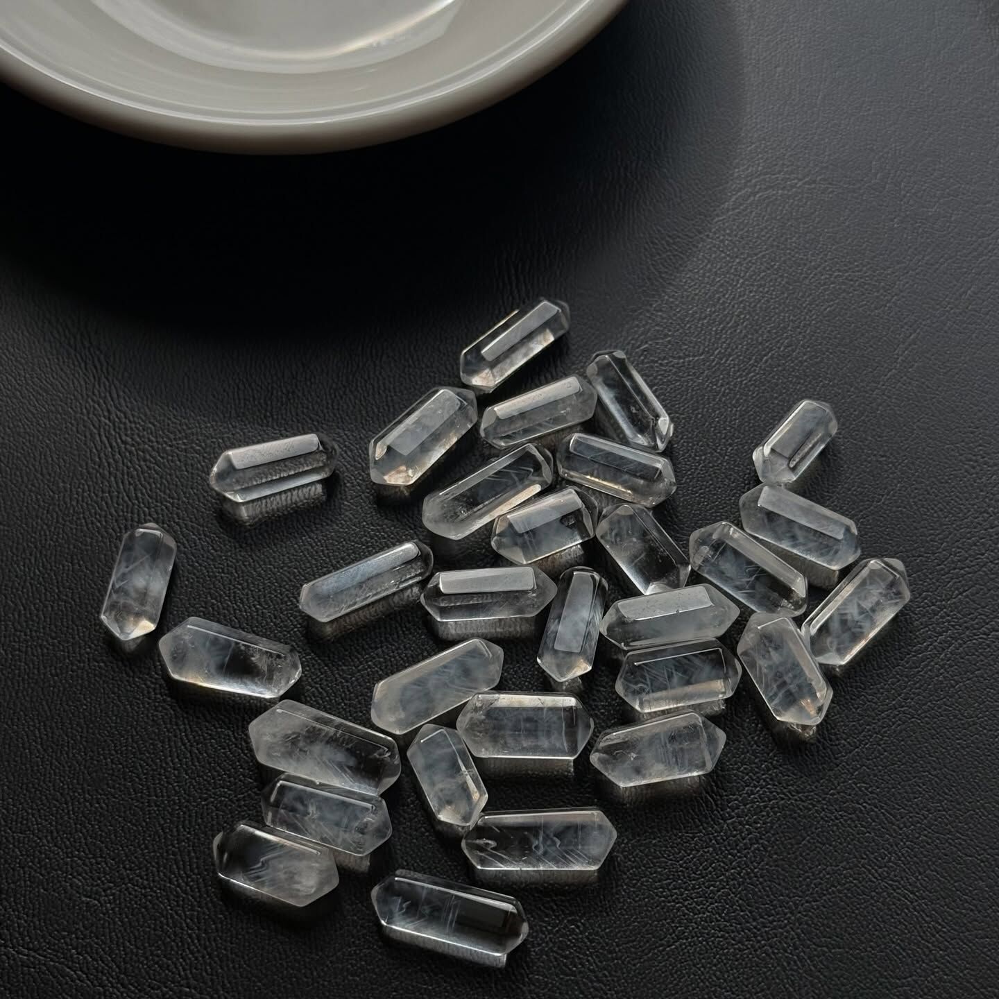 [原石] 藍針水晶 迷你雙尖