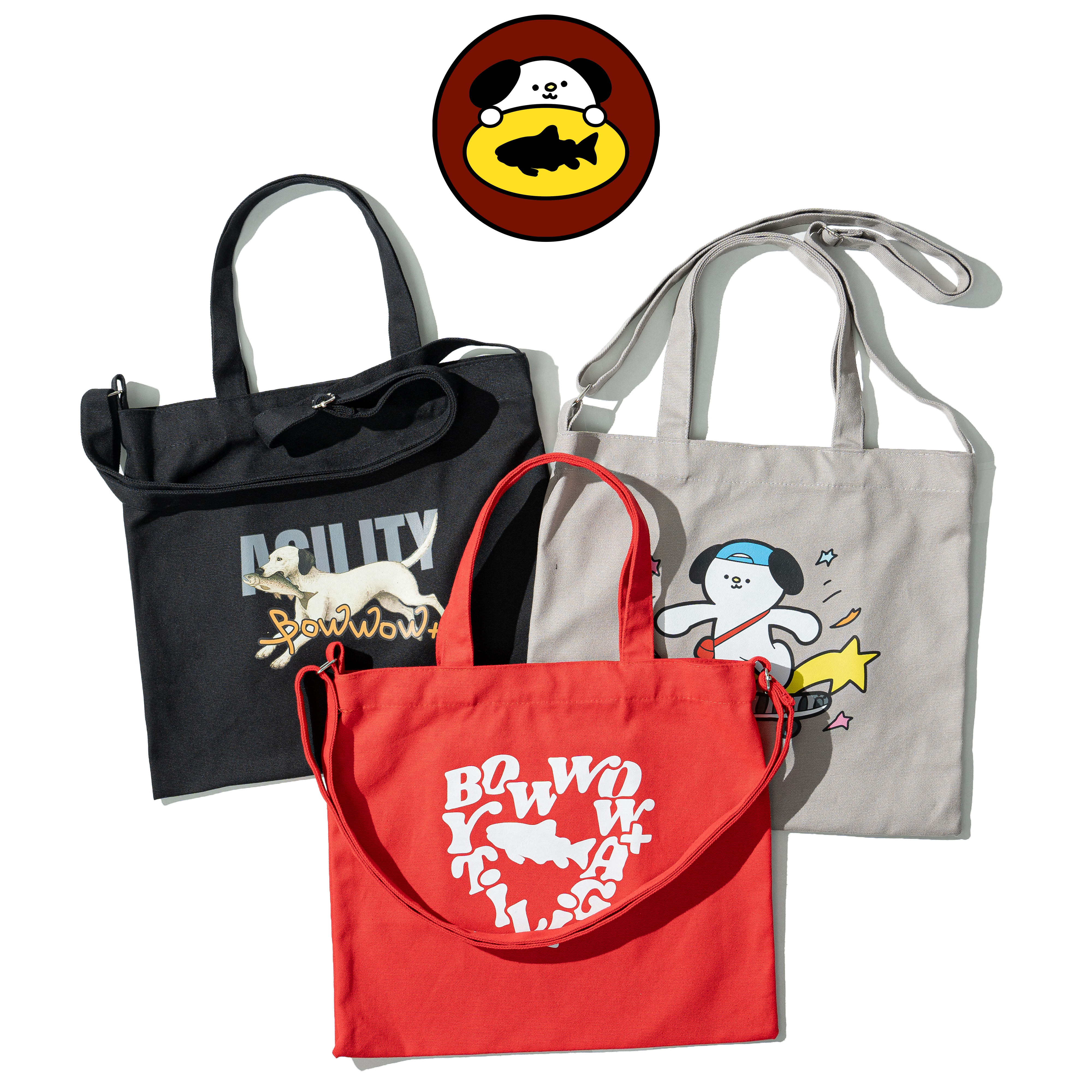 AGILITY x BOWWOW 2Way Tote Bag 兩用 帆布托特包 [BW5]