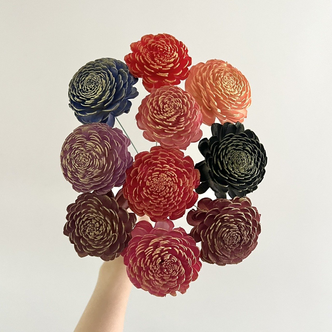 越南索拉花 貝力玫瑰  4CM<十支一把>