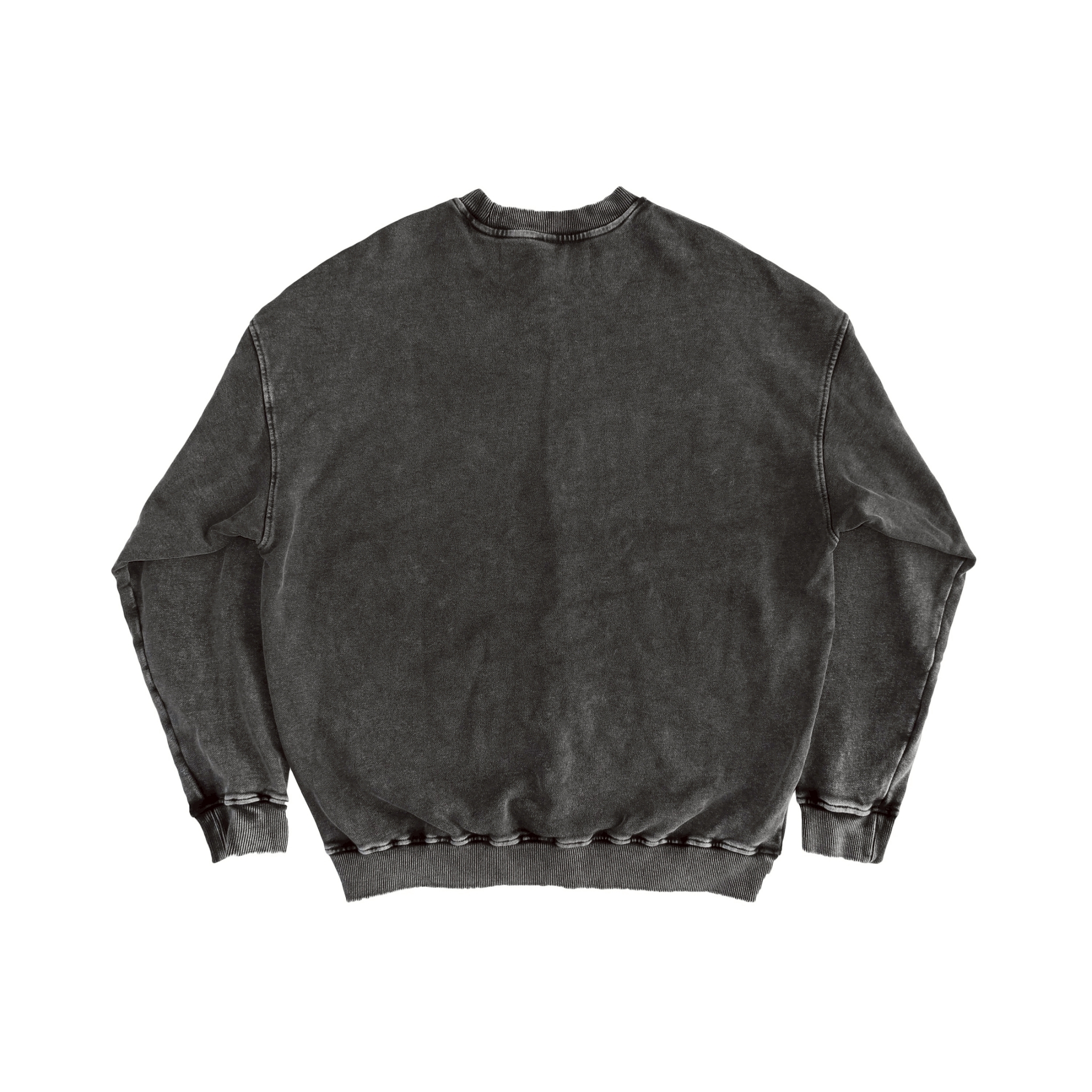 Bornrich 拼接復古水洗大學TEE (深灰色)