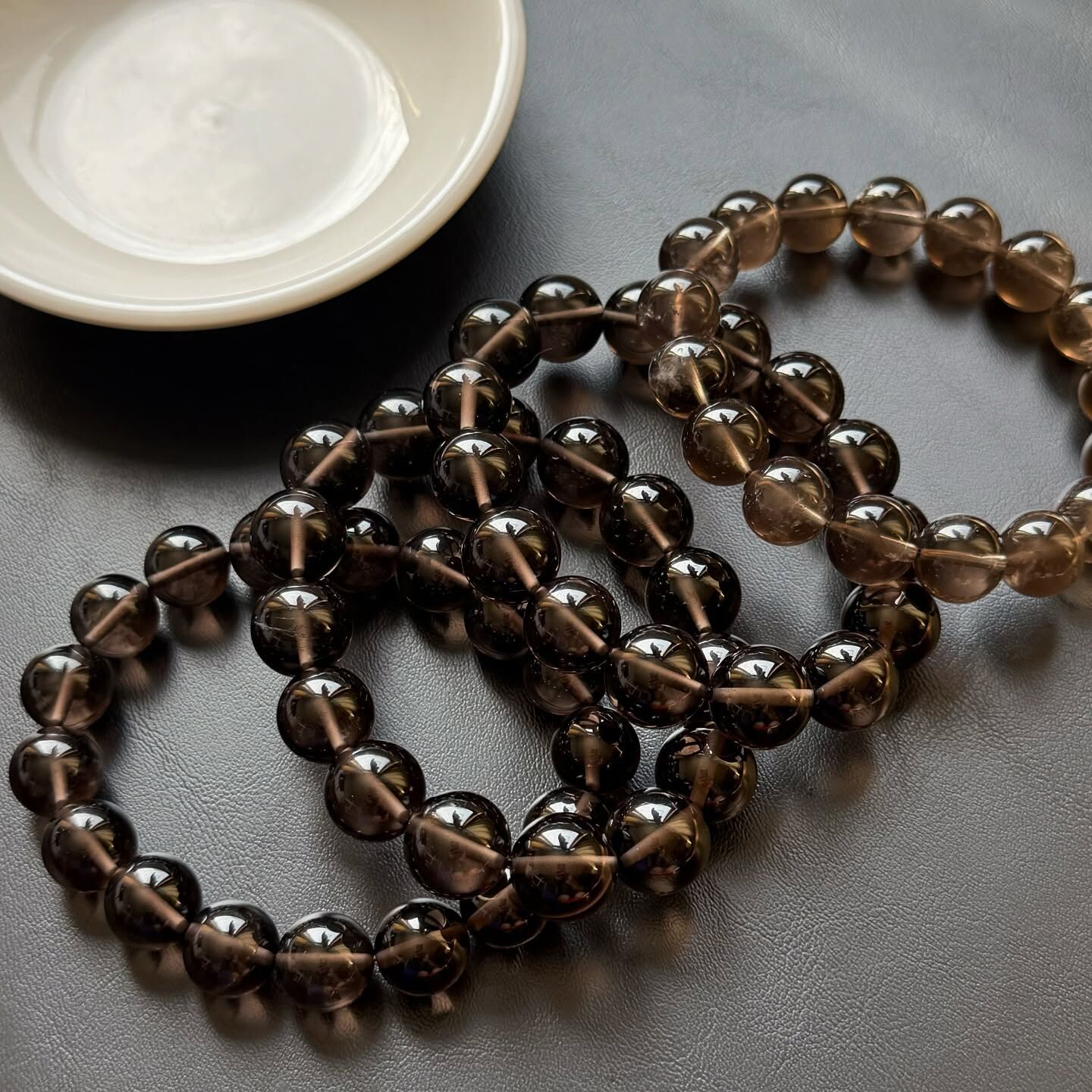 [原石] 冰種黑曜石 男款 水晶手串