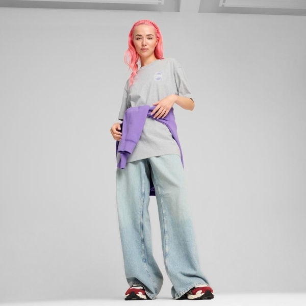 PUMA 短T 流行系列 DOWNTOWN 180 灰 短袖 T恤 中性 62675504