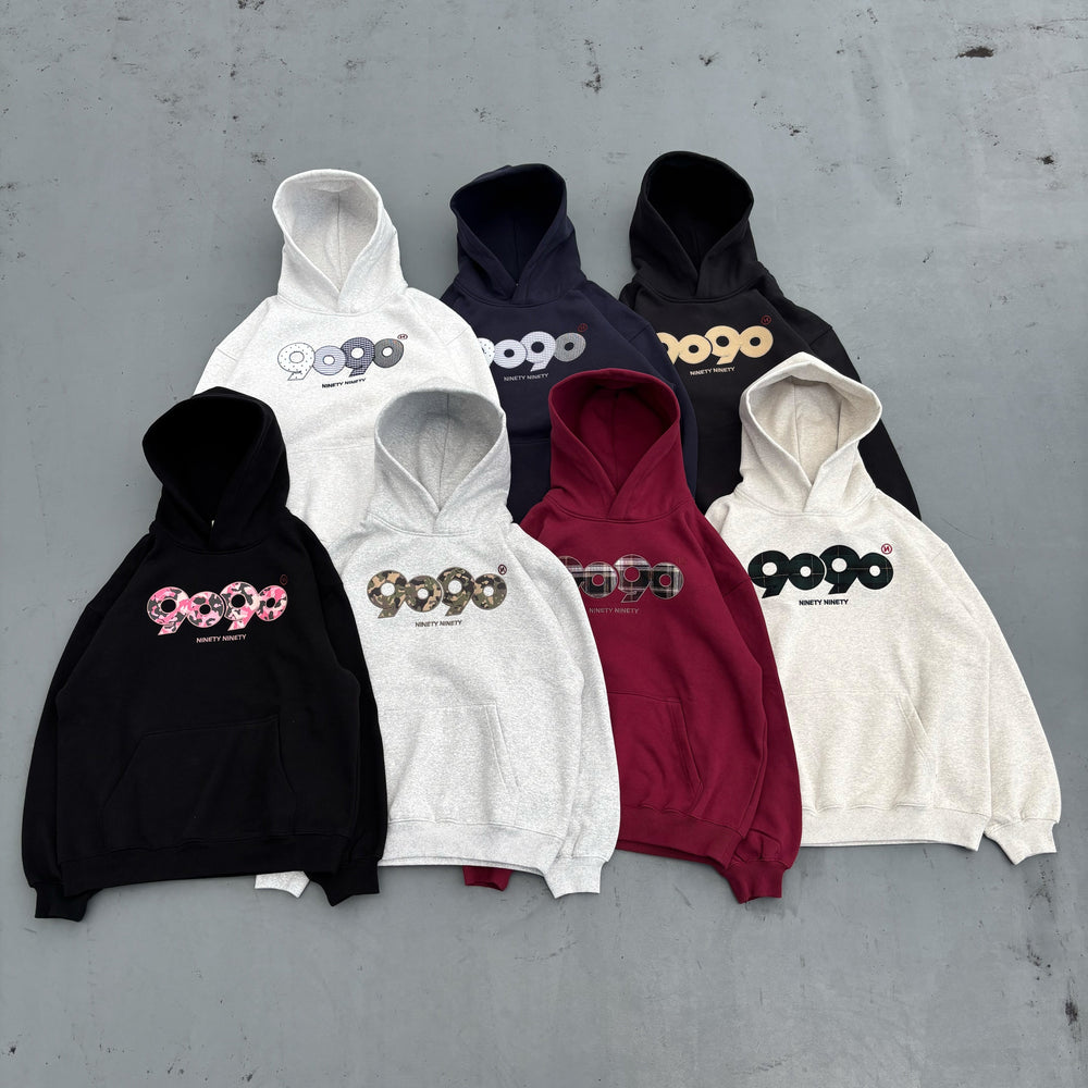2025AW 9090 OG Logo Original Hoodie 正面 刺繡 字體 帽T 現貨 NN2148
