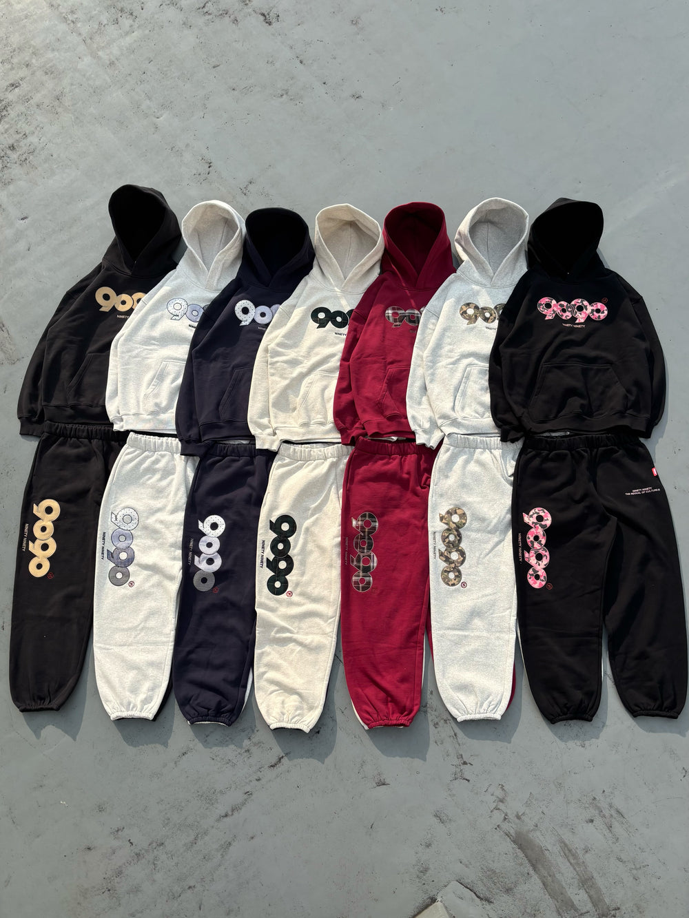 2025AW 9090 OG Logo Original Hoodie 正面 刺繡 字體 帽T 現貨 NN2148