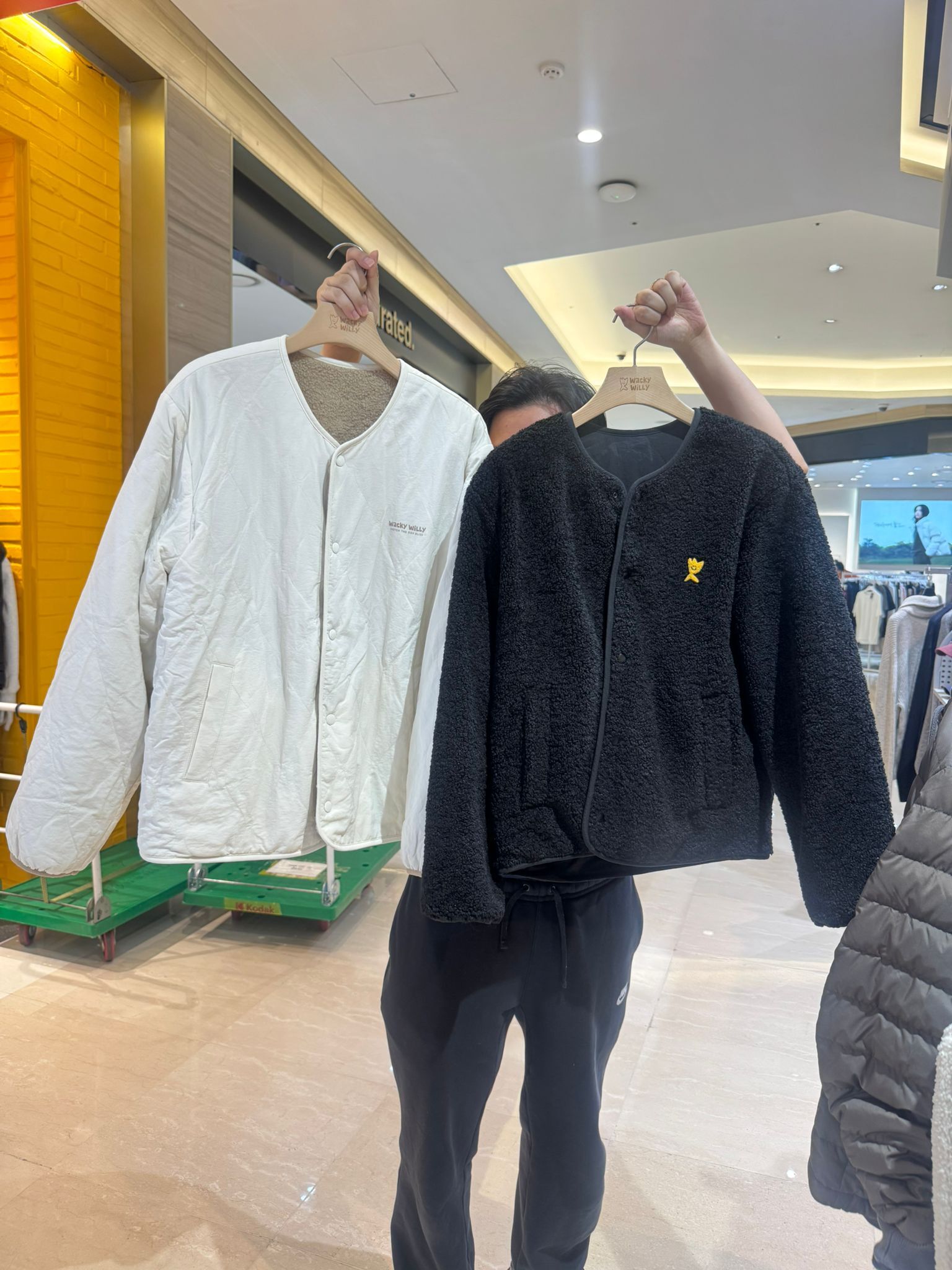 WA16  雙面外套 S:41/24.5 M:42 /25 L:43/25.5 XL:44/26 $499