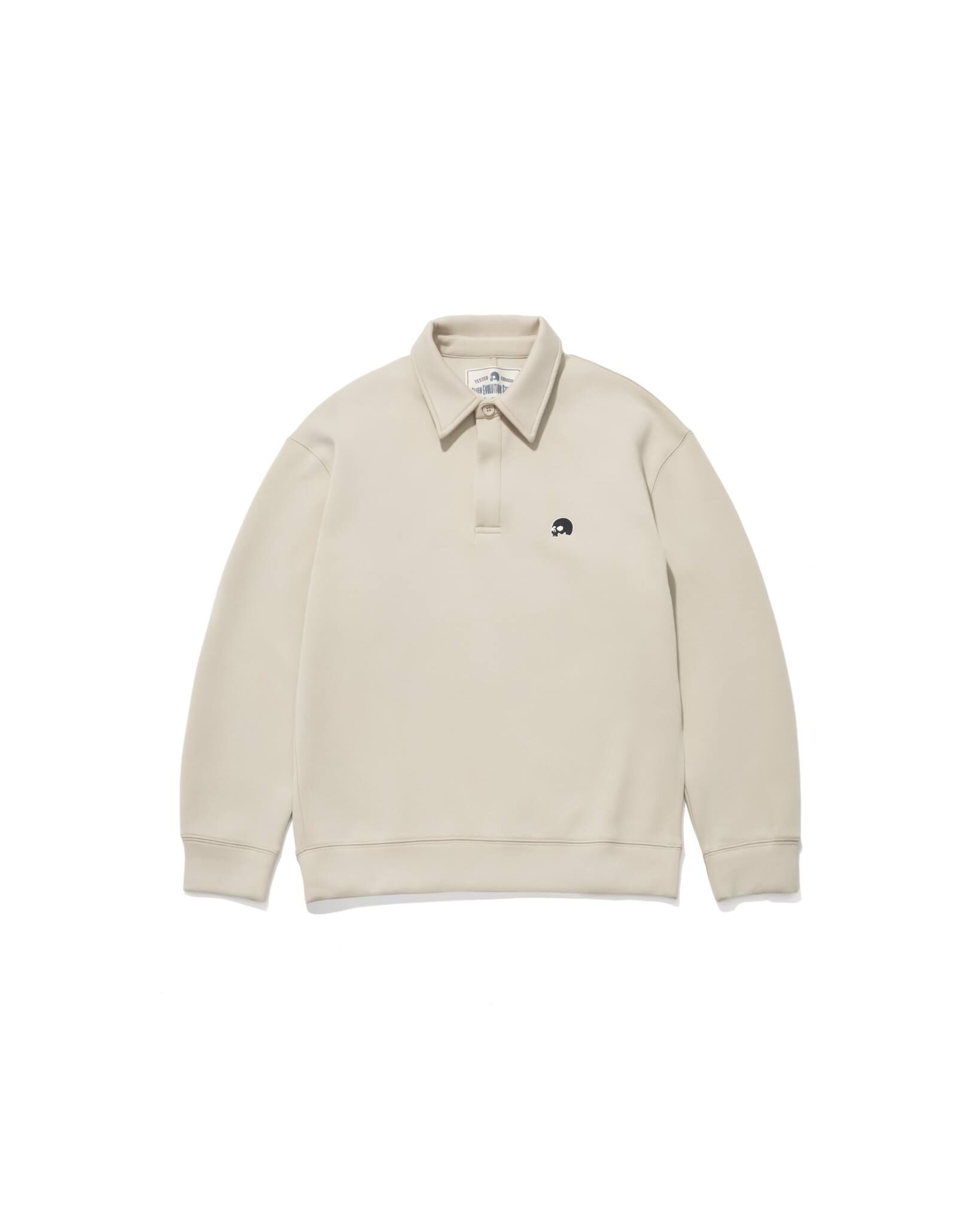 AES SKULL LOGO SCUBA LONG-SLEEVE POLO SHIRT