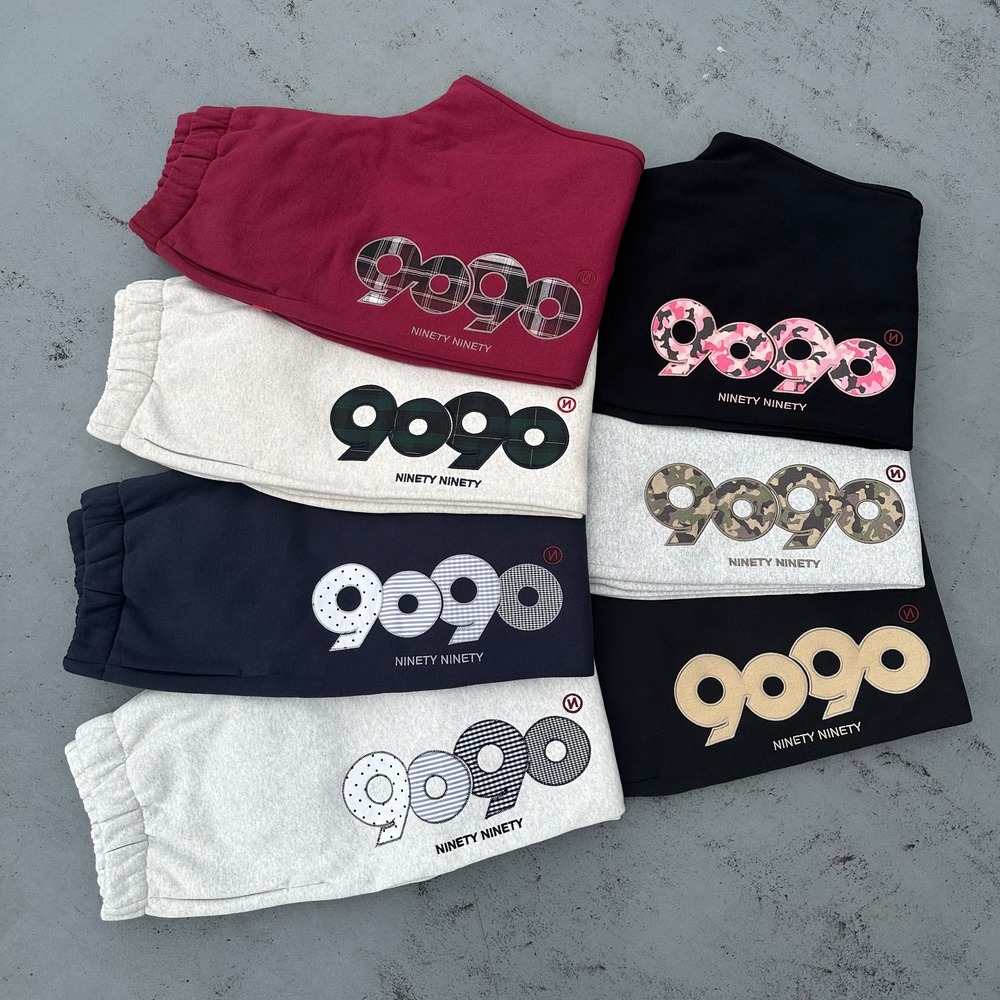 2025AW 9090 OG Logo Original Sweat Pants 刺繡 字體 長褲 棉褲 現貨 NN2149