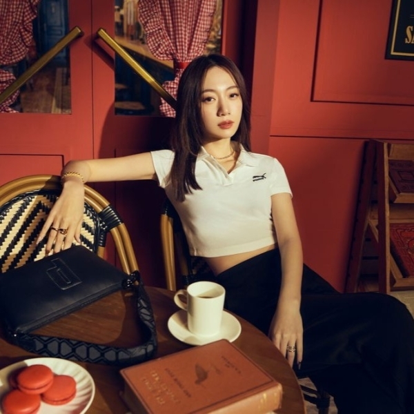 PUMA 短T 流行系列 CLASSICS 白色 寶貝 短版 POLO衫 女 62804802