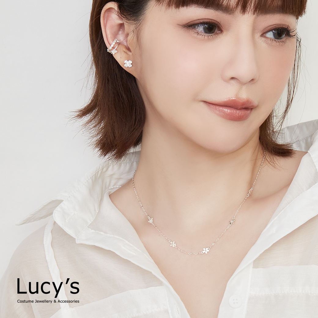 925純銀 小花輕語 項鍊 (126942)