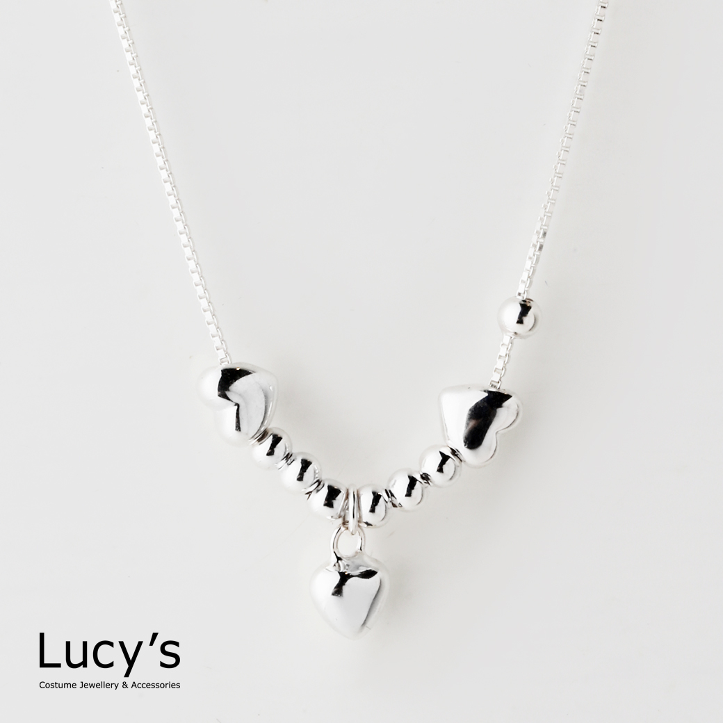 925純銀 戀愛點滴 項鍊 (126876)