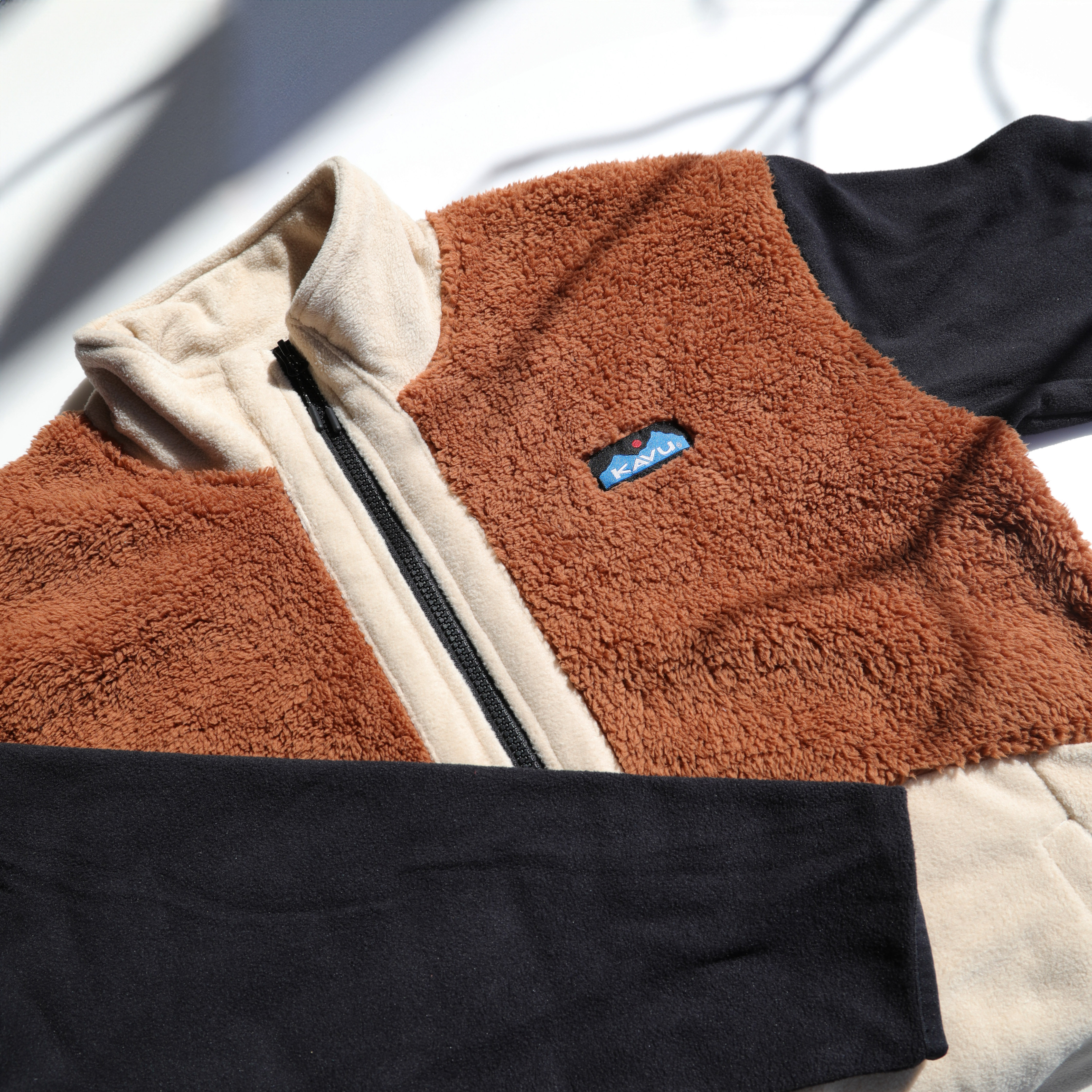 Kavu 長袖短抓毛衛衣 - Timber Lane earth mix- L - 2211-2442-3 (1219)