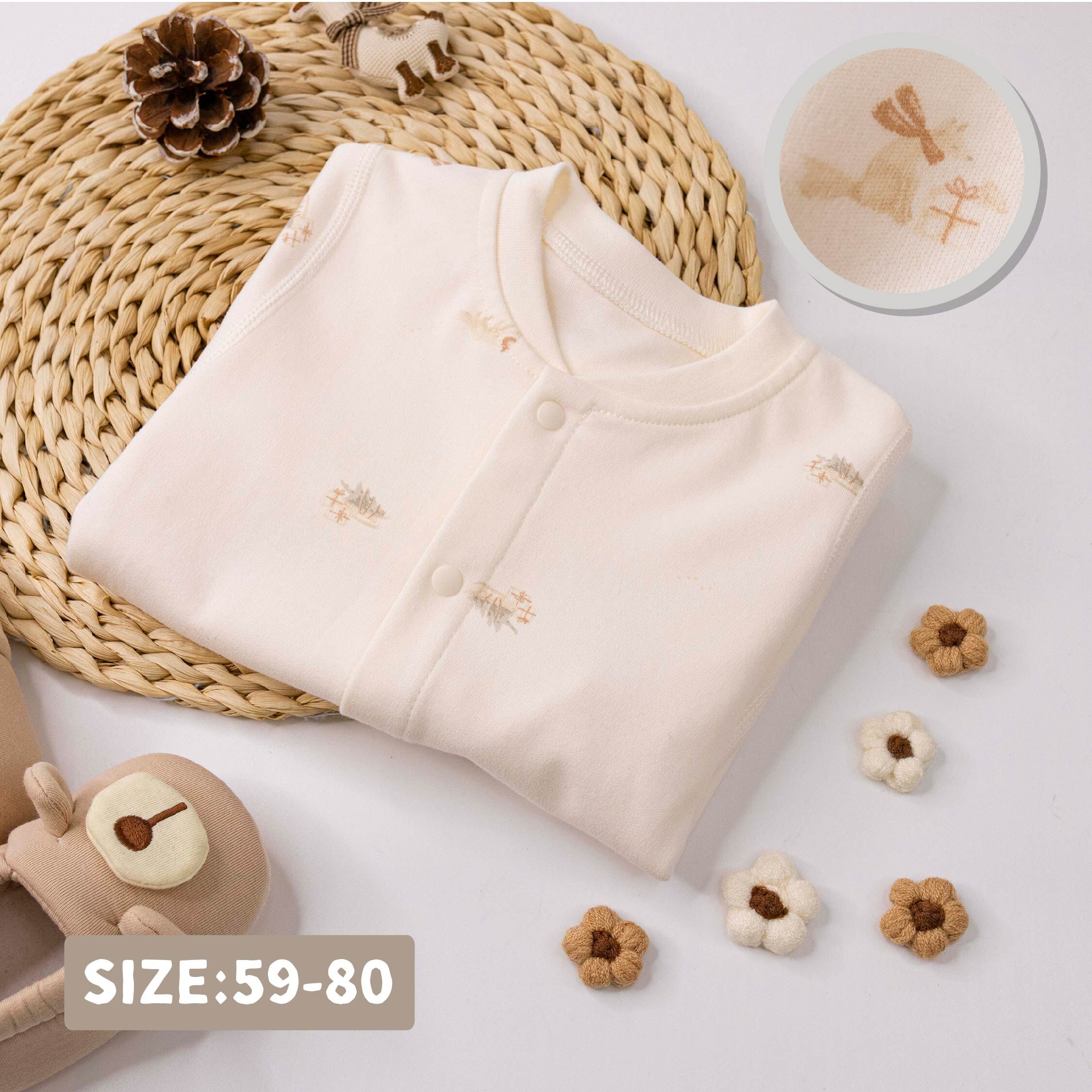 純淨系列【T3111】滿版動物與禮物連身衣