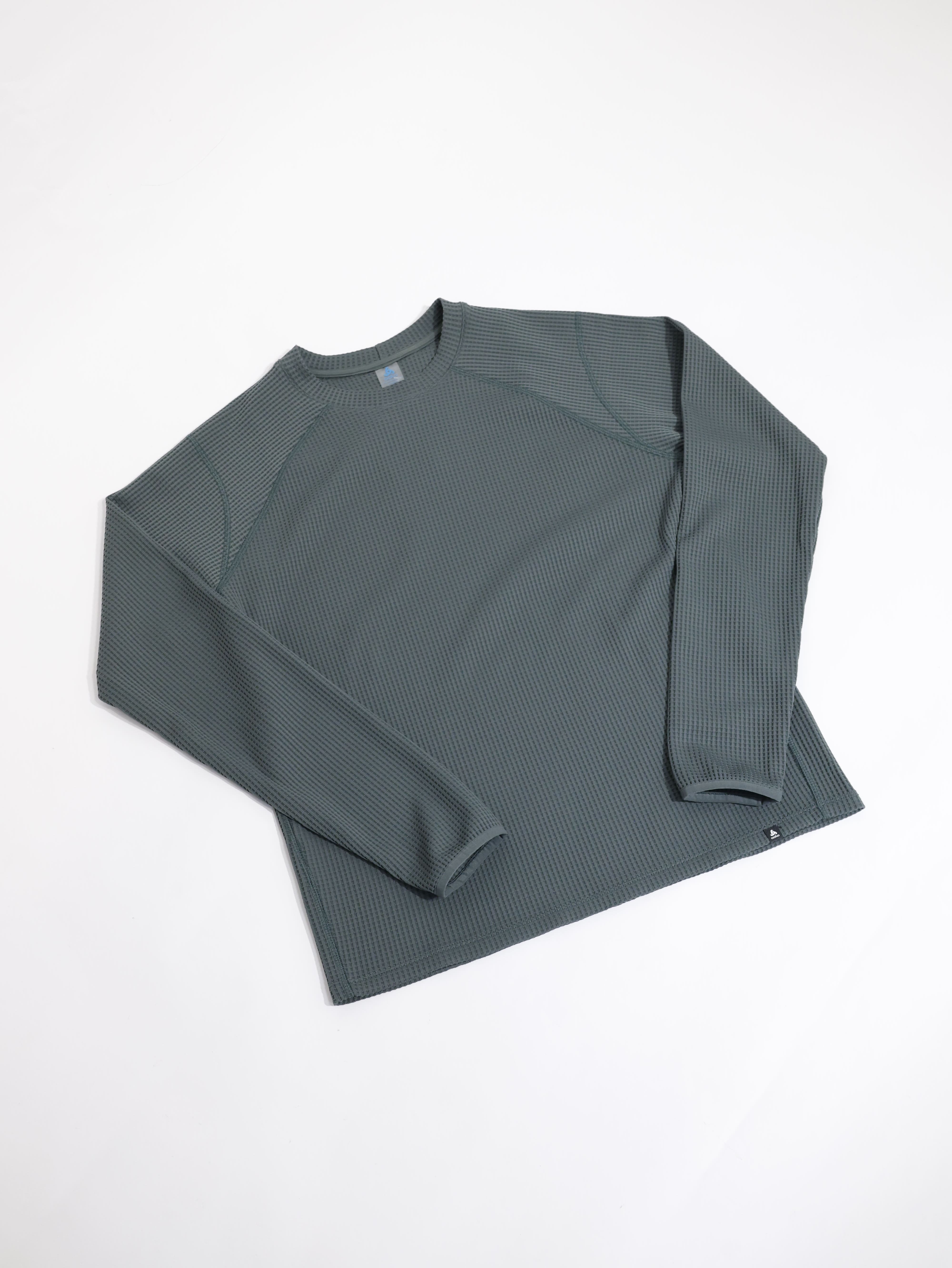 ODLO 男 CUBIC 圓領套頭衫 華夫格 長袖上衣 OD542992