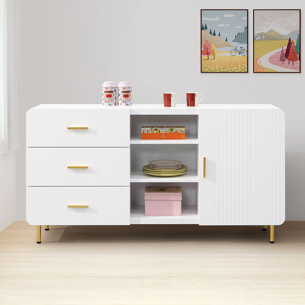 奧薇塔5尺收納餐櫃/碗盤櫃/置物矮櫃/電器櫃/玄關櫃