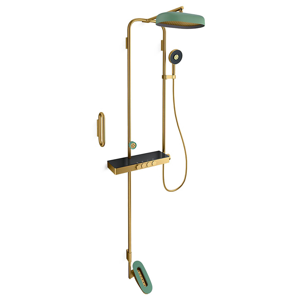 KOHLER Spaviva恆溫四出淋浴柱 摩登金K-EX31848T-9-2MB