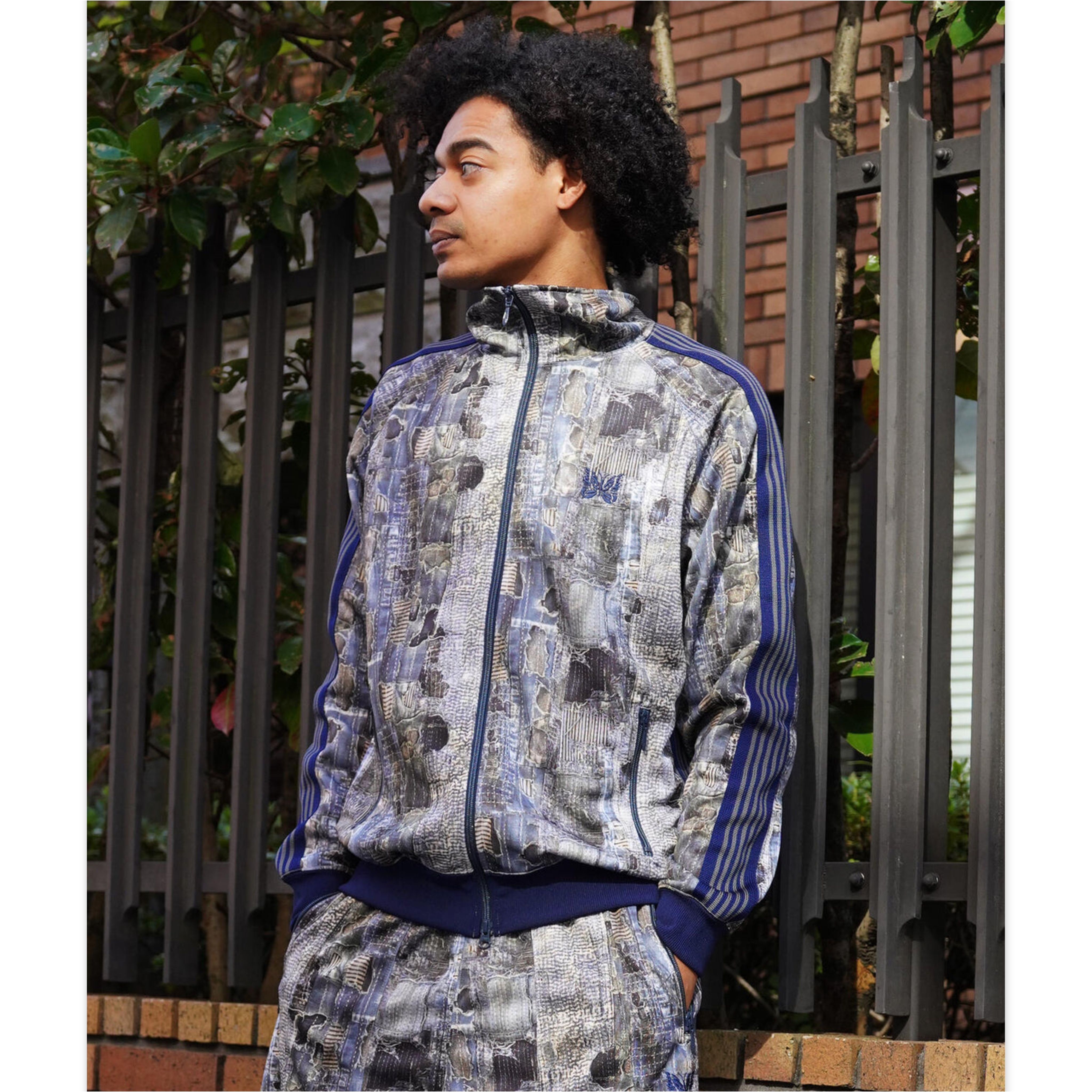 2025AW NEEDLES LHP EXCLUSIVE TRACK JACKET BORO 轉印 聯名 蝴蝶 外套 夾克 現貨 7846152288