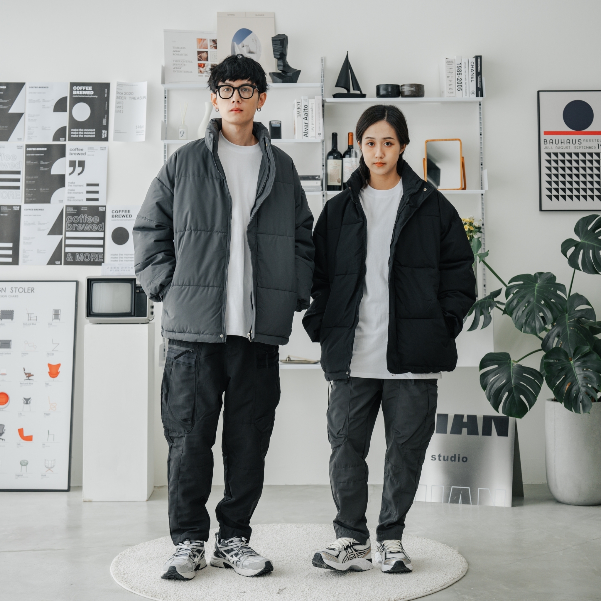 <台灣現貨>鋪棉立領麵包外套 1266