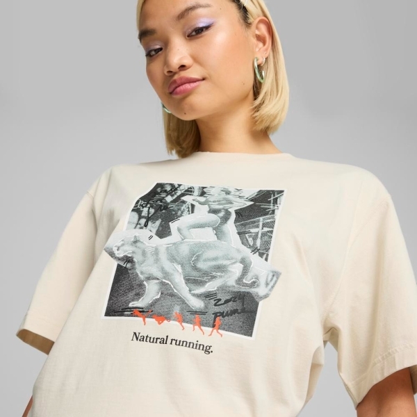 PUMA 短T 流行系列 米色 CLUB DE COURSE 圖樣 短袖 T恤 中性 62672987