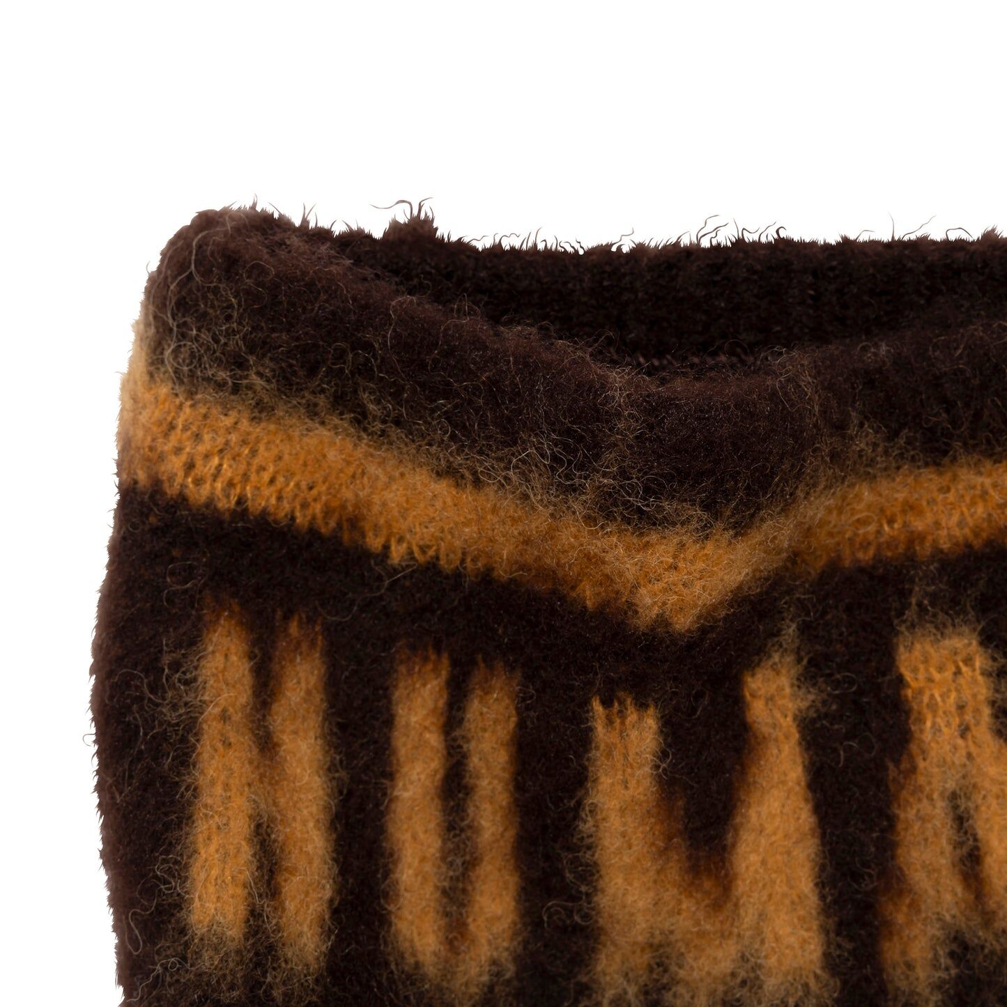 2025AW HUMAN MADE SHAGGY KNIT LOGO BAND 配件羊毛保暖針織髮帶