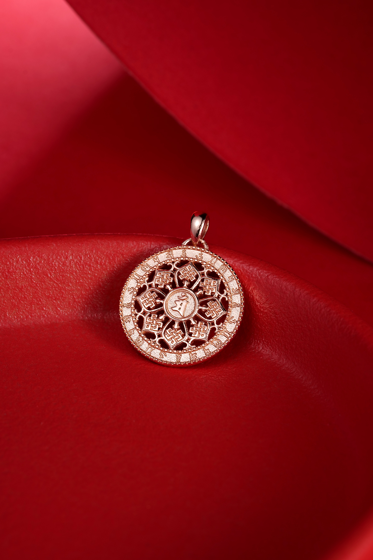 1223YT03-碧霞師傅YT-文殊菩薩 (兔) (鍍玫瑰金20mm) A3A, (鍍黃金20mm) A3B, (鍍白金20mm) A3C, (鍍白金26mm) A3D (A3)