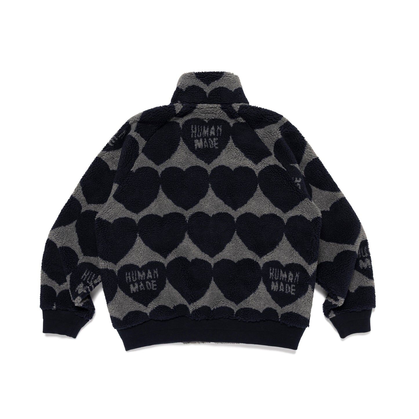 2025AW HUMAN MADE HEART FLEECE JACKET 搖粒絨 滿版 愛心 外套 夾克 現貨 HM30JK026
