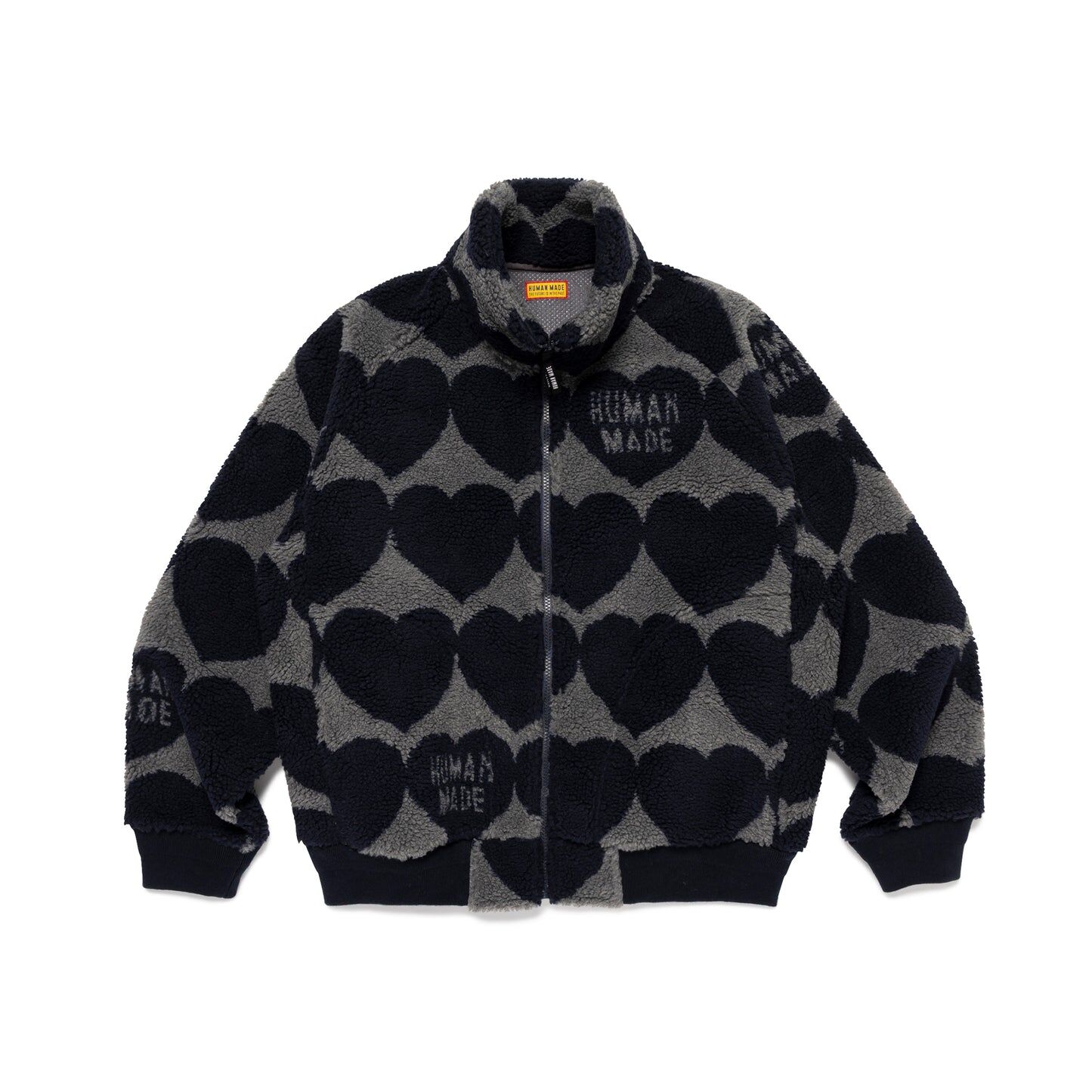 2025AW HUMAN MADE HEART FLEECE JACKET 搖粒絨 滿版 愛心 外套 夾克 現貨 HM30JK026